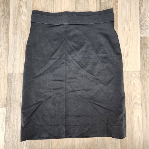 BCBGMAXAZRIA Manica Womens Medium Black Stretch Pull On Elastic Waist Mini Skirt - Picture 1 of 8